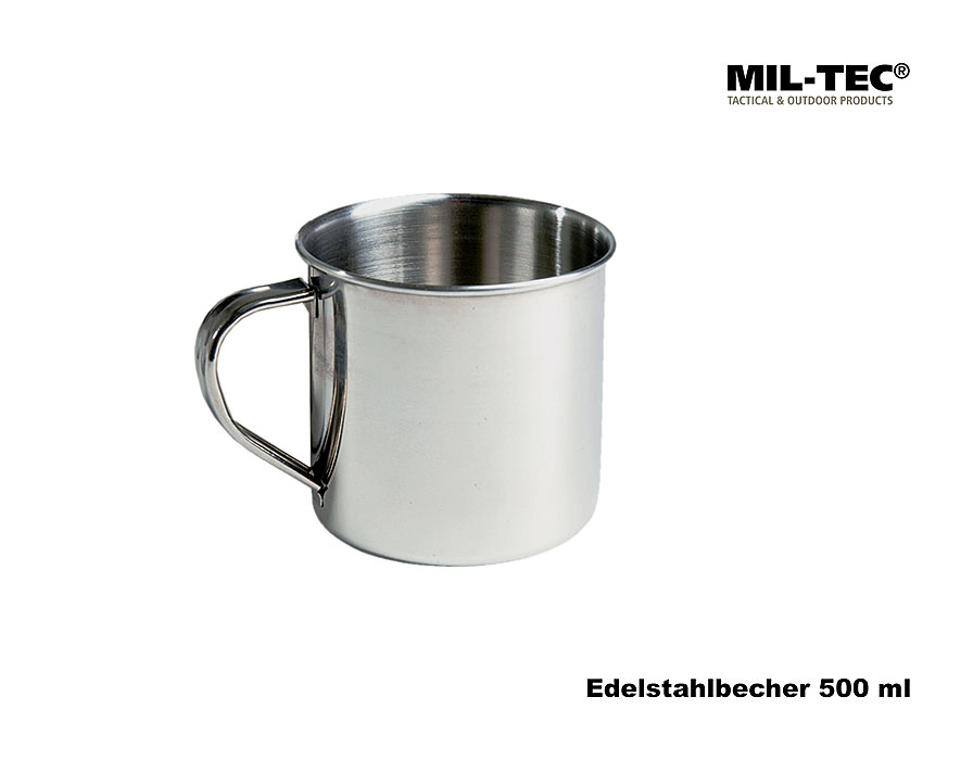 Edelstahlbecher 500 ml    A