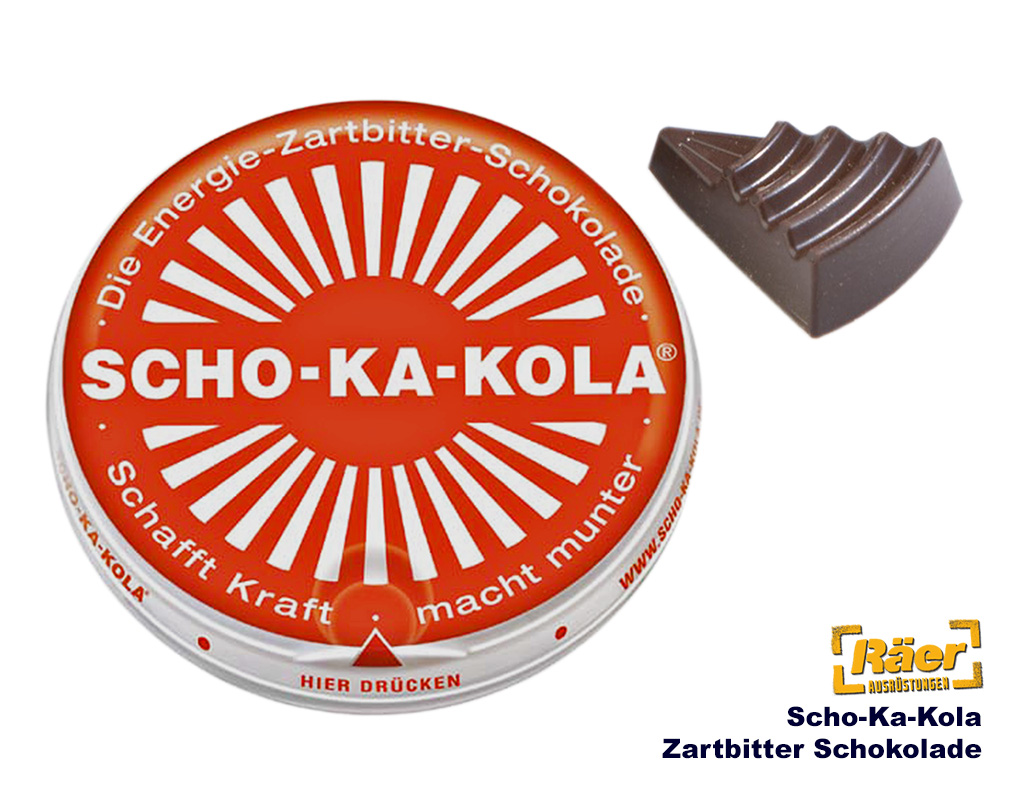 Scho-Ka-Kola, Zartbitter Schokolade    A