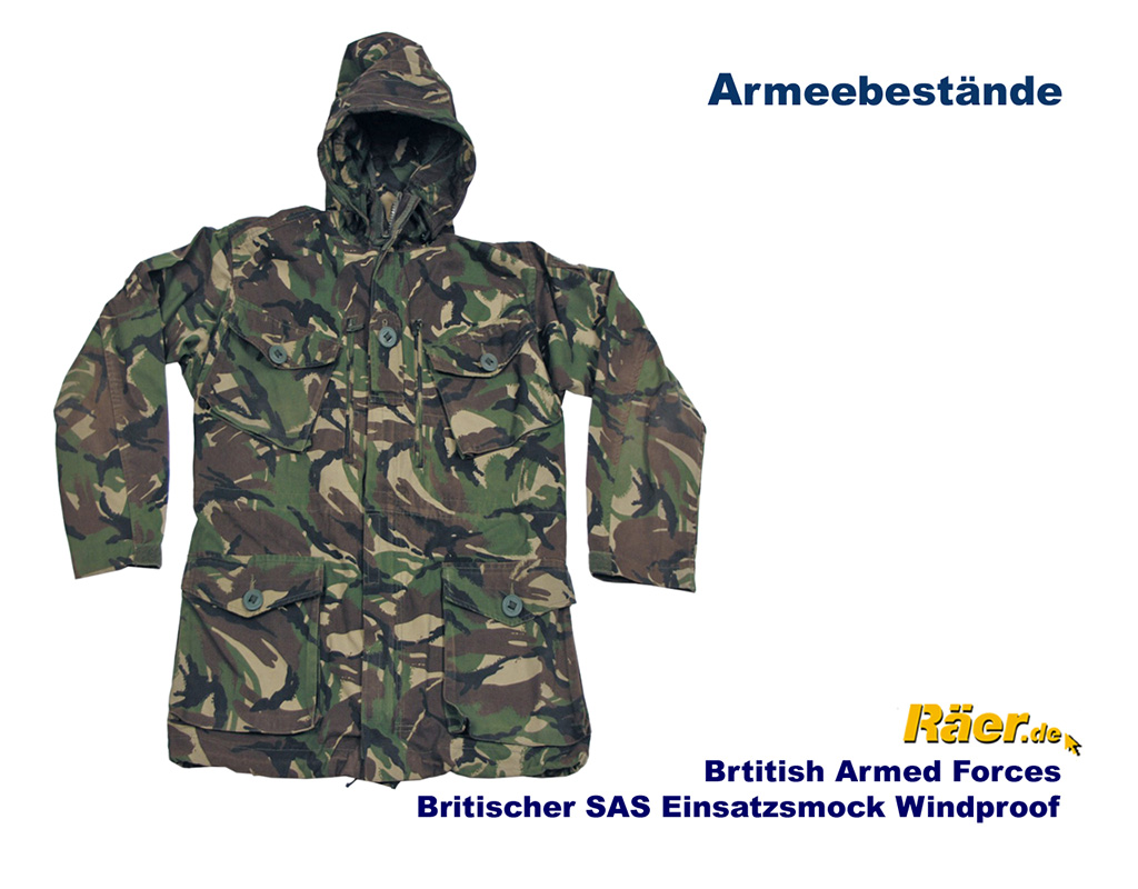 Britischer SAS Einsatzsmock, windproof    B