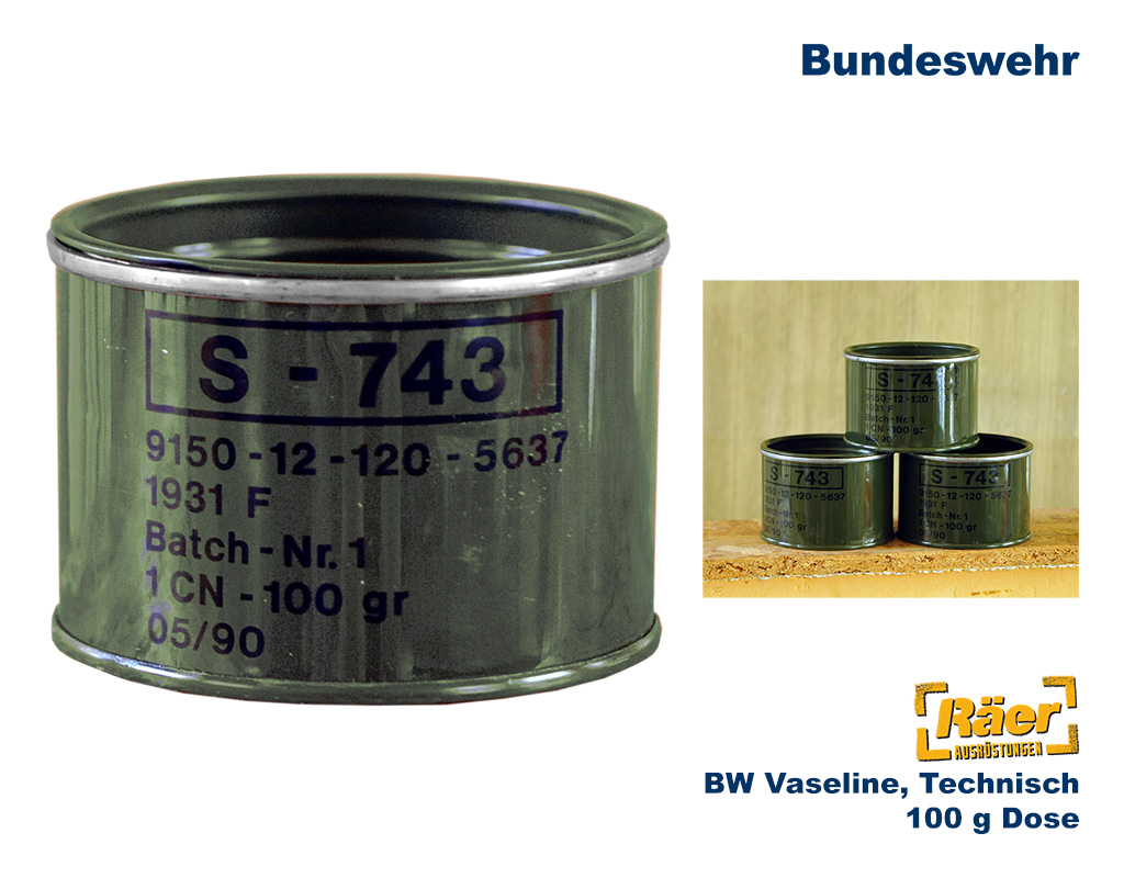 BW Technische Vaseline S-743, 100 g Dose    A
