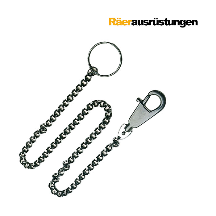 Messerkette 40cm m.Karabinerhaken u. Ring    A