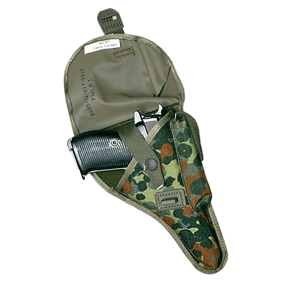 BW Pistolentasche P1 flecktarn + Adapter A