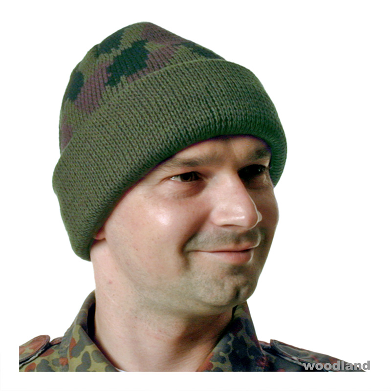 Rollstrickmütze  Acrylstrick.... A