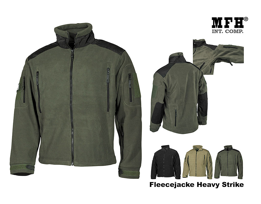 Fleecejacke Heavy Strike --    A