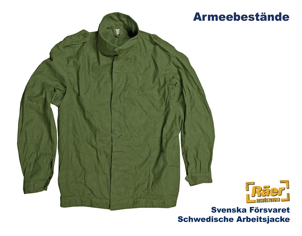 Schwedische Arbeitsjacke - Blouson, oliv... B