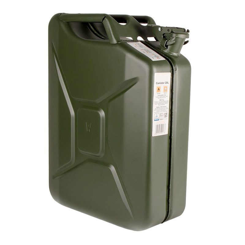 NATO Benzinkanister 20 Liter, Stahlblech    A