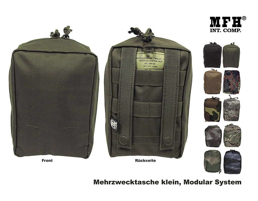 Mehrzwecktasche klein Molle, Modular System    A