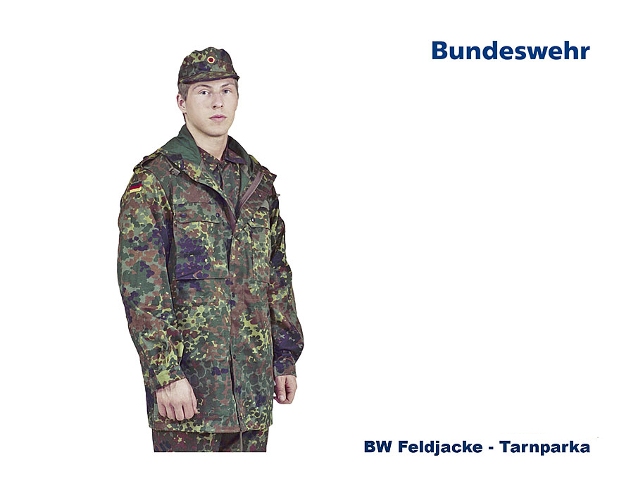 BW Feldparka - Anorak, flecktarn    B