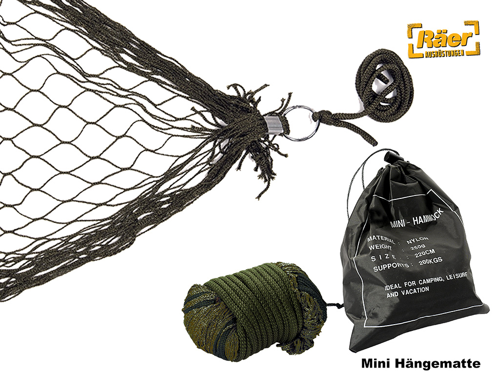 Mini-Hängematte m. Packsack   A