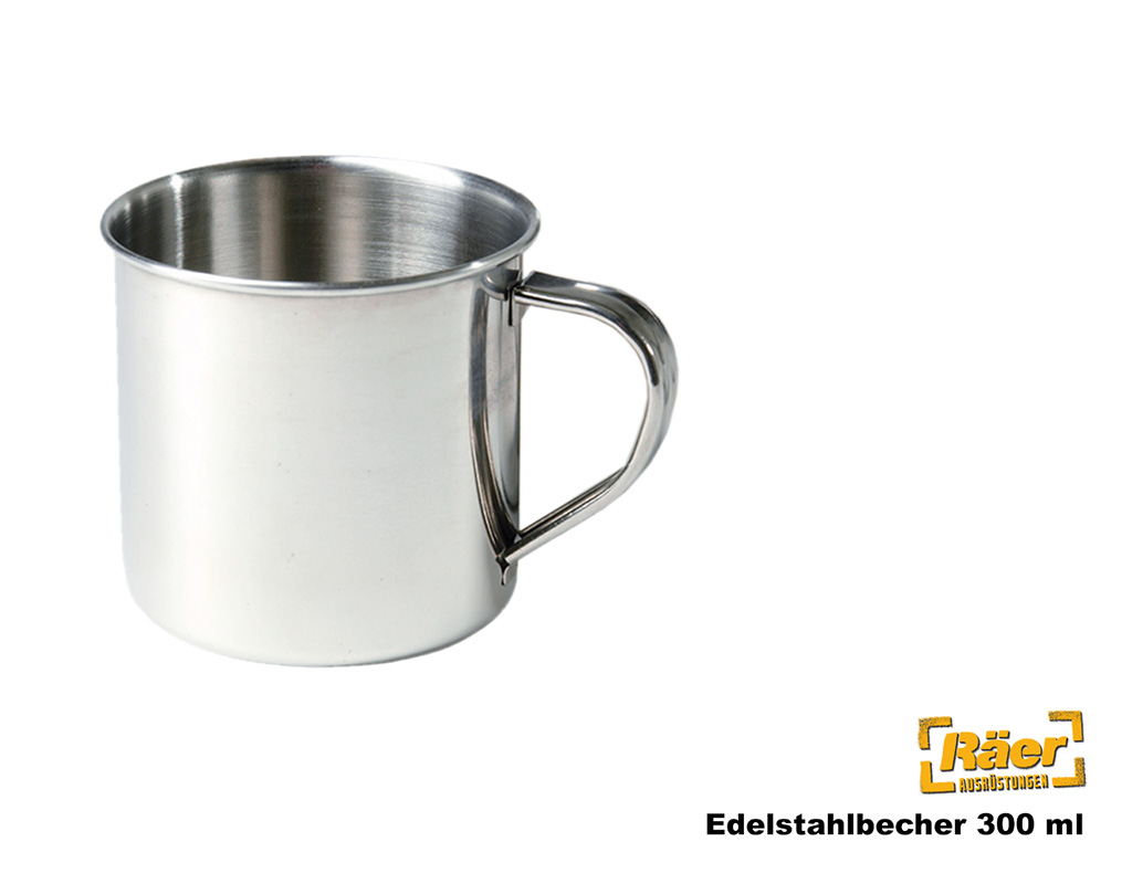 Edelstahlbecher 300 ml    A