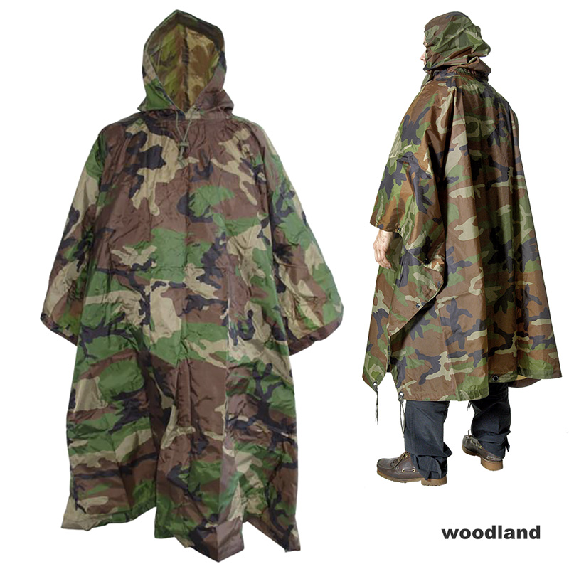 US Regenponcho Ripstop, 5000 mm WS, 780 g    A