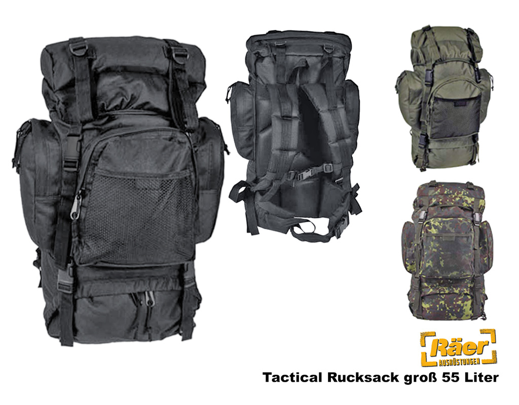 Tactical Rucksack, groß, 55 Liter    A