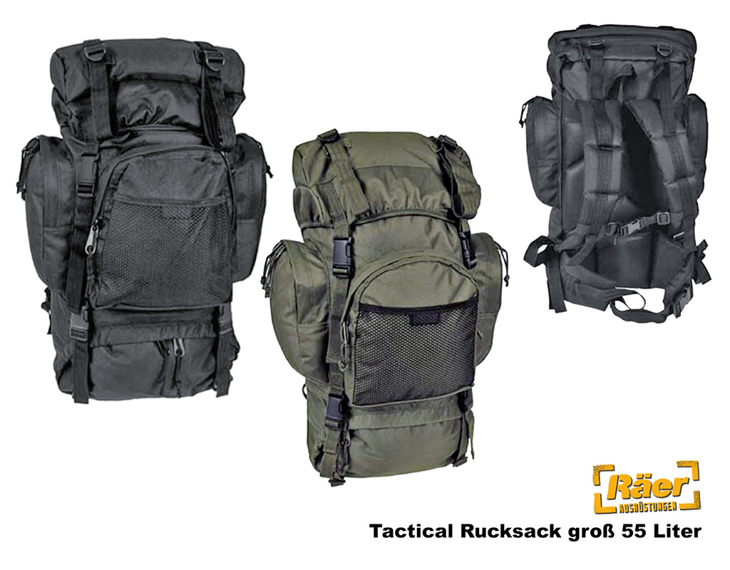 Tactical Rucksack, groß, 55 Liter    A