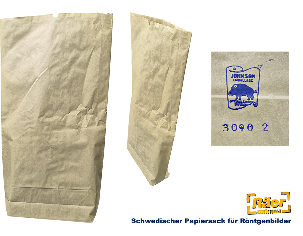 Schwedischer Papiersack für Röntgenbilder    A/B