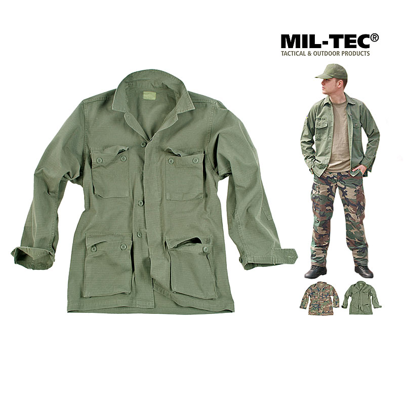 US BDU Feldjacke R/S - Ripstop washed    A