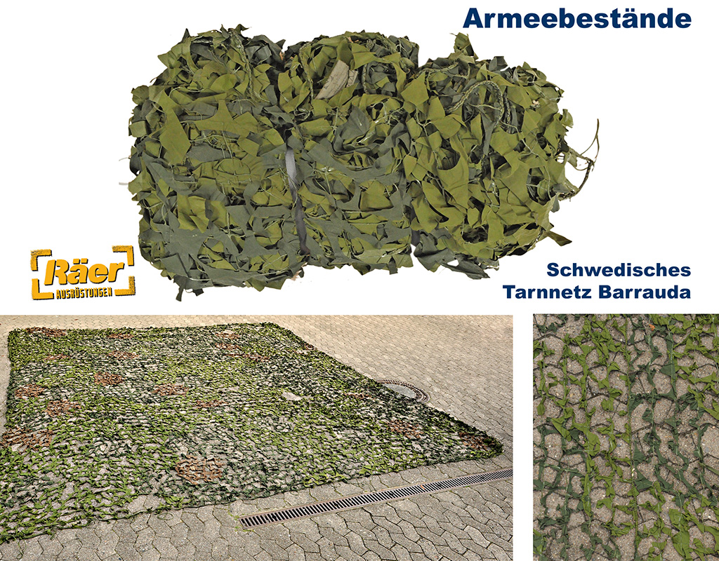 Schwedisches Tarnnetz Barracuda 5 x 5 m    B/C