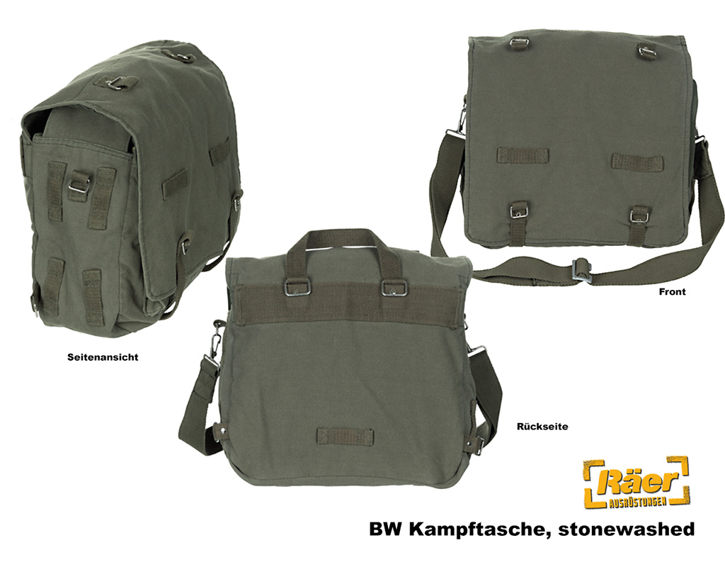 BW Kampftasche groß, Cotton stonewash    A