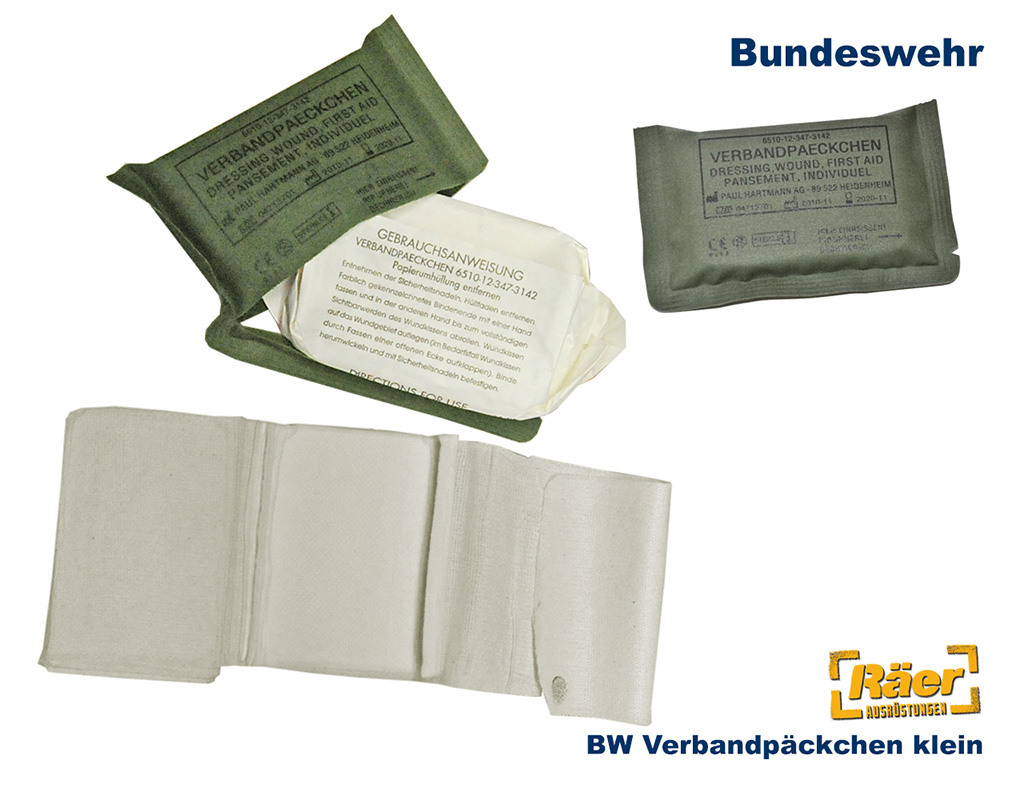 BW Verbandpäckchen klein, Vers.6510-12-347-3142 A