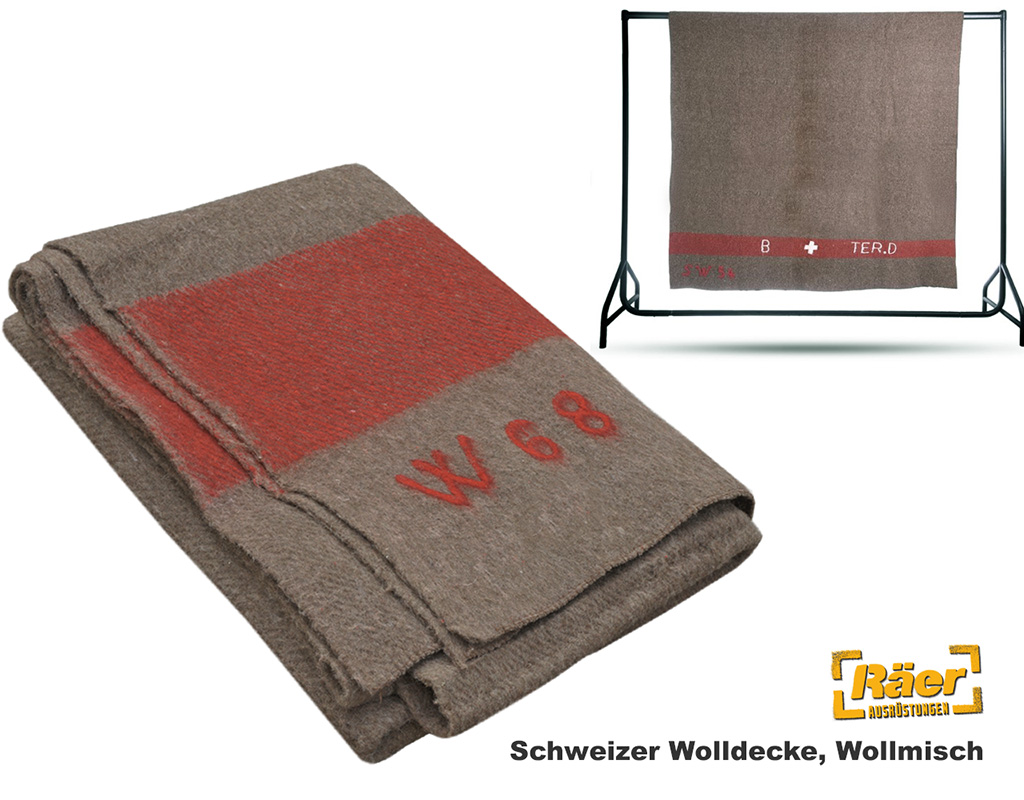 Schweizer Wolldecke,  Import    A