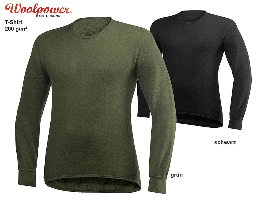 Woolpower T-Shirt 200 g/m² Langarm, 7112    A