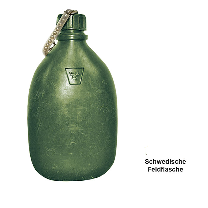 Schwedische Feldflasche, Kunststoff    B
