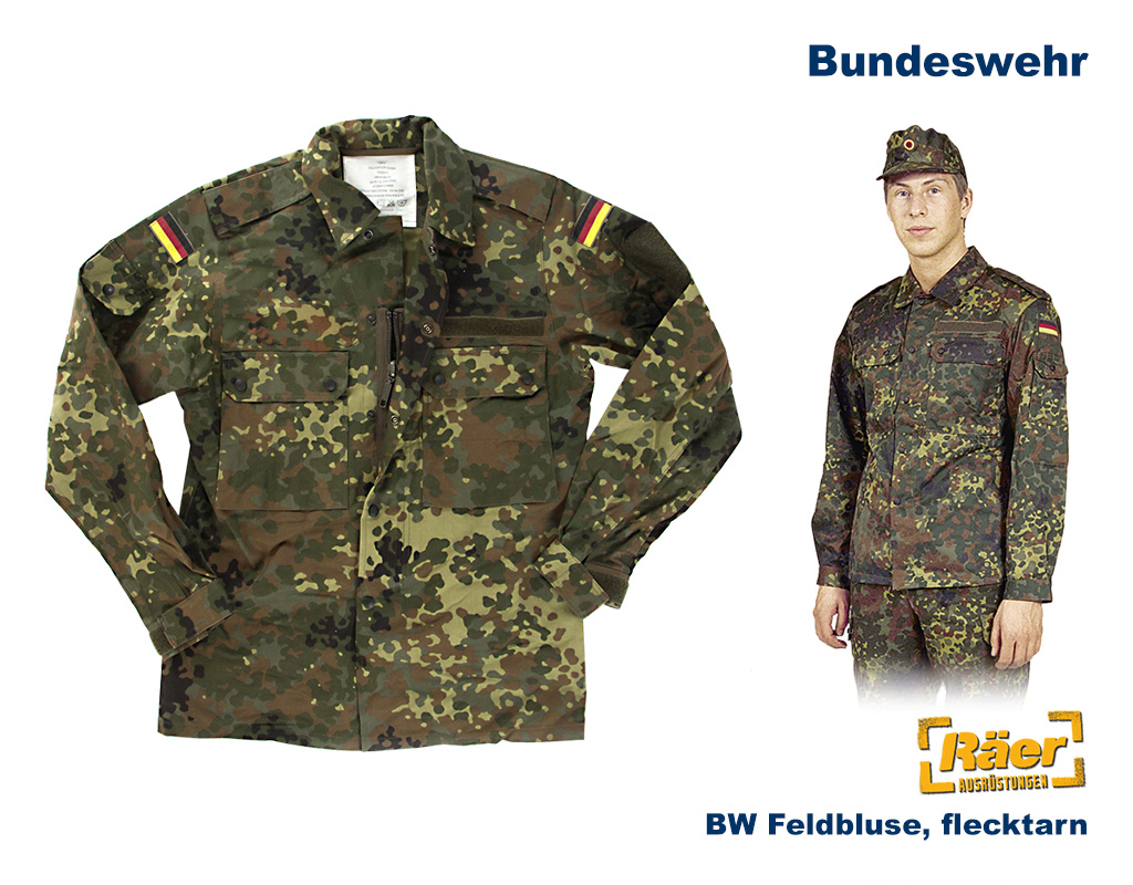 BW Feldbluse - Tarndruck 1.Wahl    B