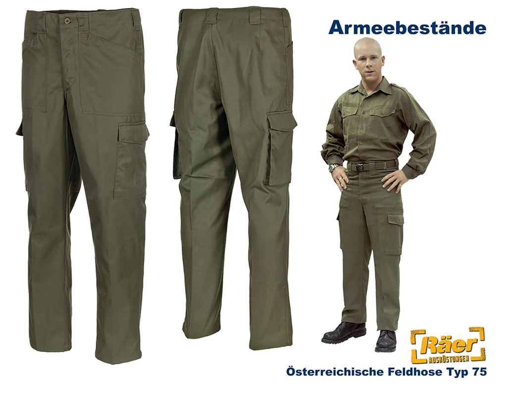 Österreichische Feldhose M75    A/B