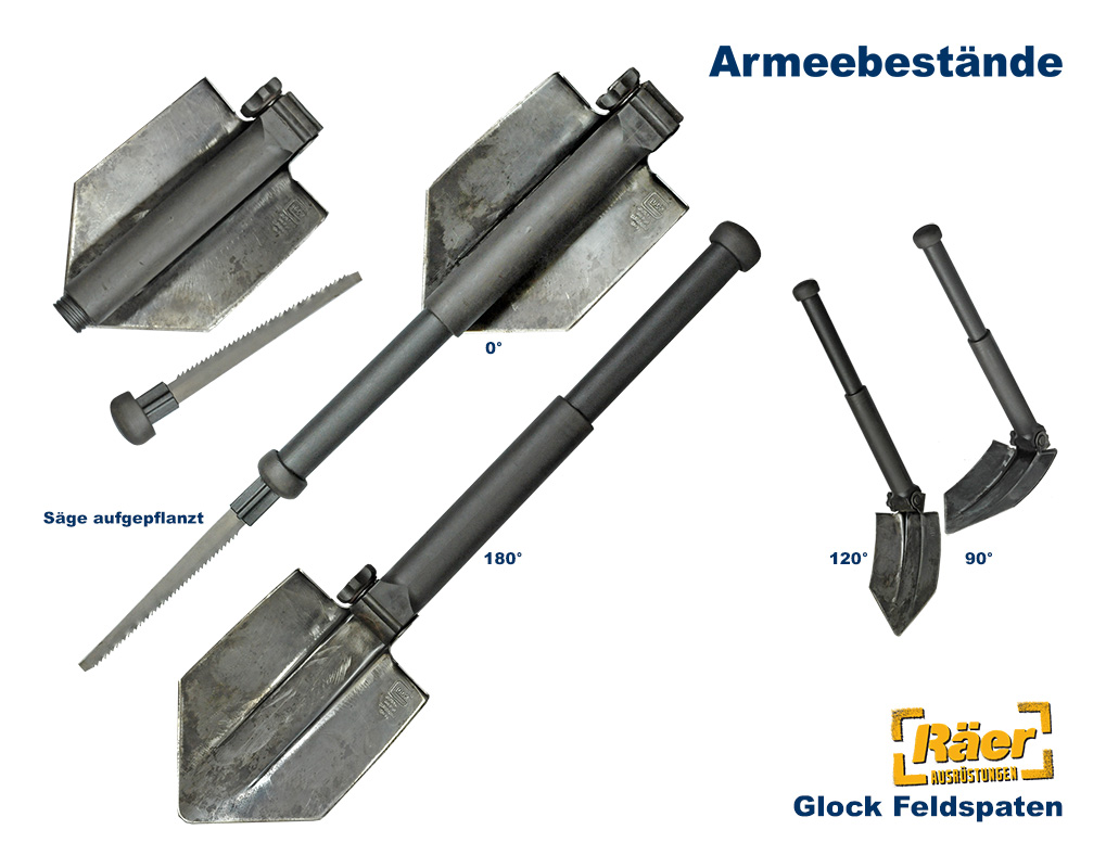 Dänischer Glock Feldspaten    B