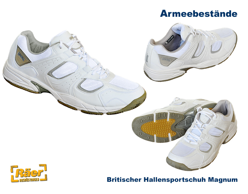 Britischer Sportschuh, Indoor-, Magnum    A/B