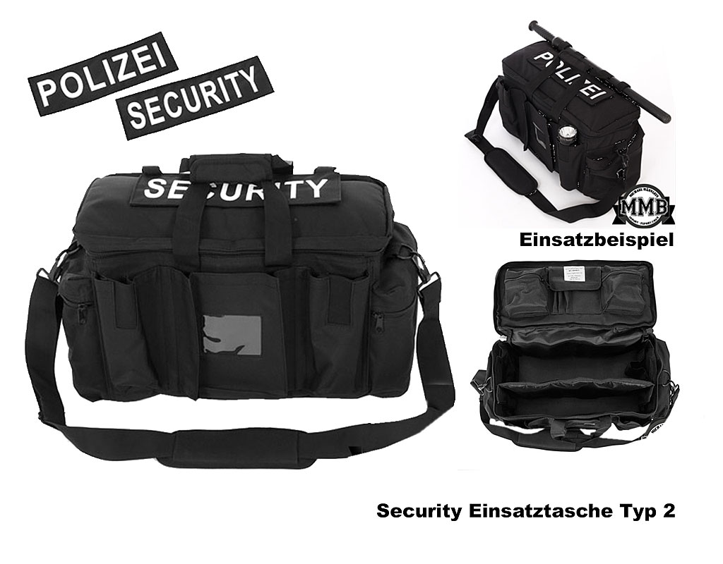 Security Tasche schwarz