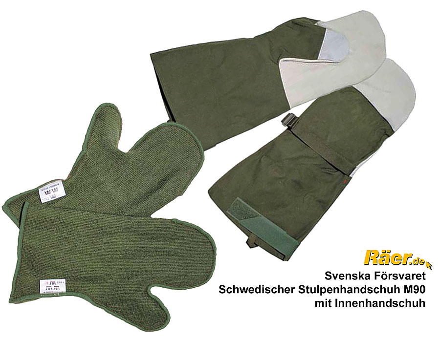 Schwedischer Stuplenhandschuhe M90 mit Futter A/B