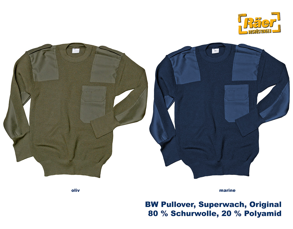 BW Pullover, 80/20 Schurwolle, Superwash, Orig.  A