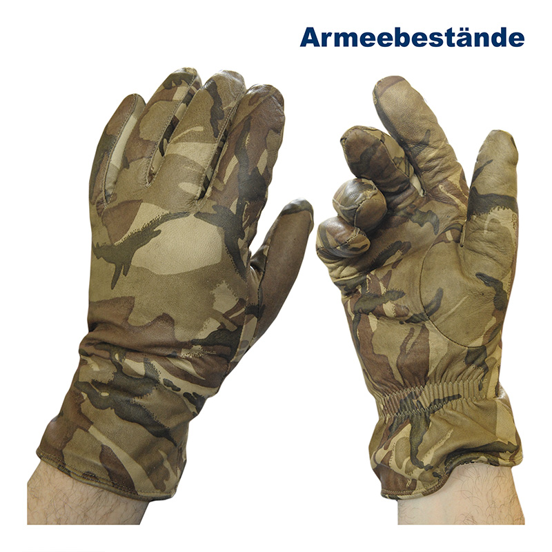 Britische Lederhandschuhe MKII Combat, gef., MTP B