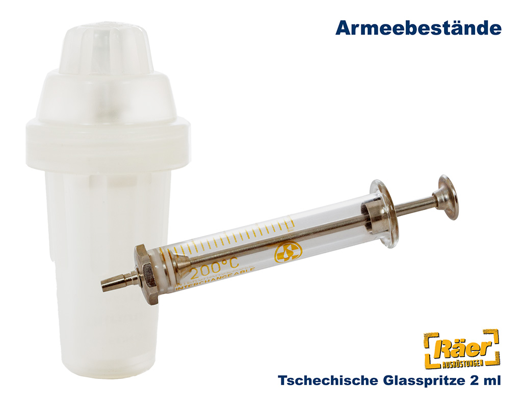 Tschechische Glasspritze  2ml    A