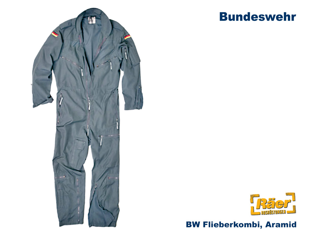 BW Fliegerkombi, Aramid feuerhemmend, grau    B