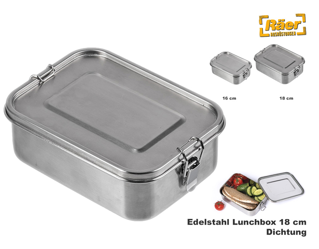 Lunchbox Edelstahl, Dichtung, 18 cm    A