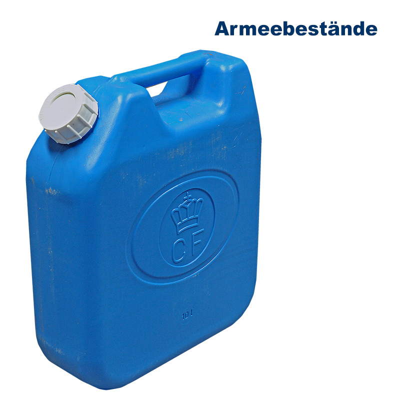 Dänischer Petroleumkanister CF, 10 Liter    A/B