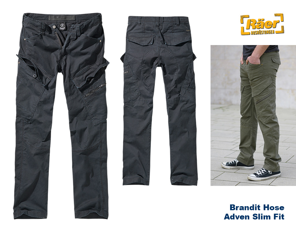 Brandit Adven Slim Fit Hose    A