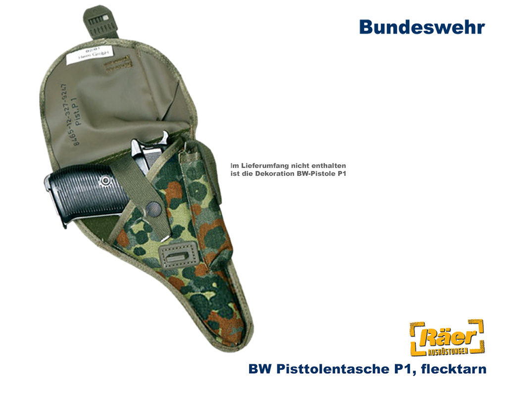 BW Pistolentasche P1 flecktarn    A