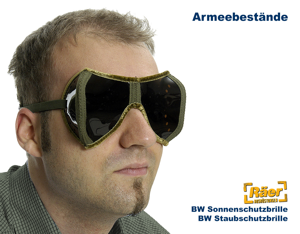 BW Sonnenschutzbrille, Staubschutzbrille    A/B