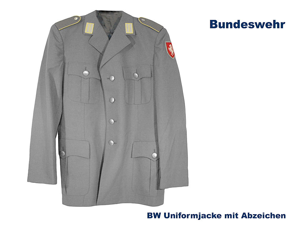 BW Uniformjacke mit Effekten, Heer    B