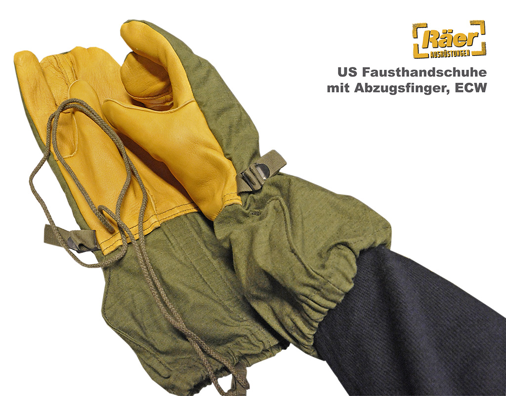 US Fausthandschuhe CW m. Triggerfinger    A/B