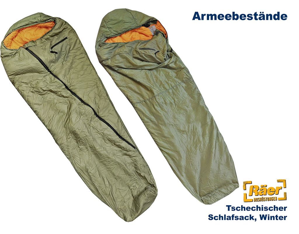 Tschechischer Schlafsack Winter, ohne Packsack   B