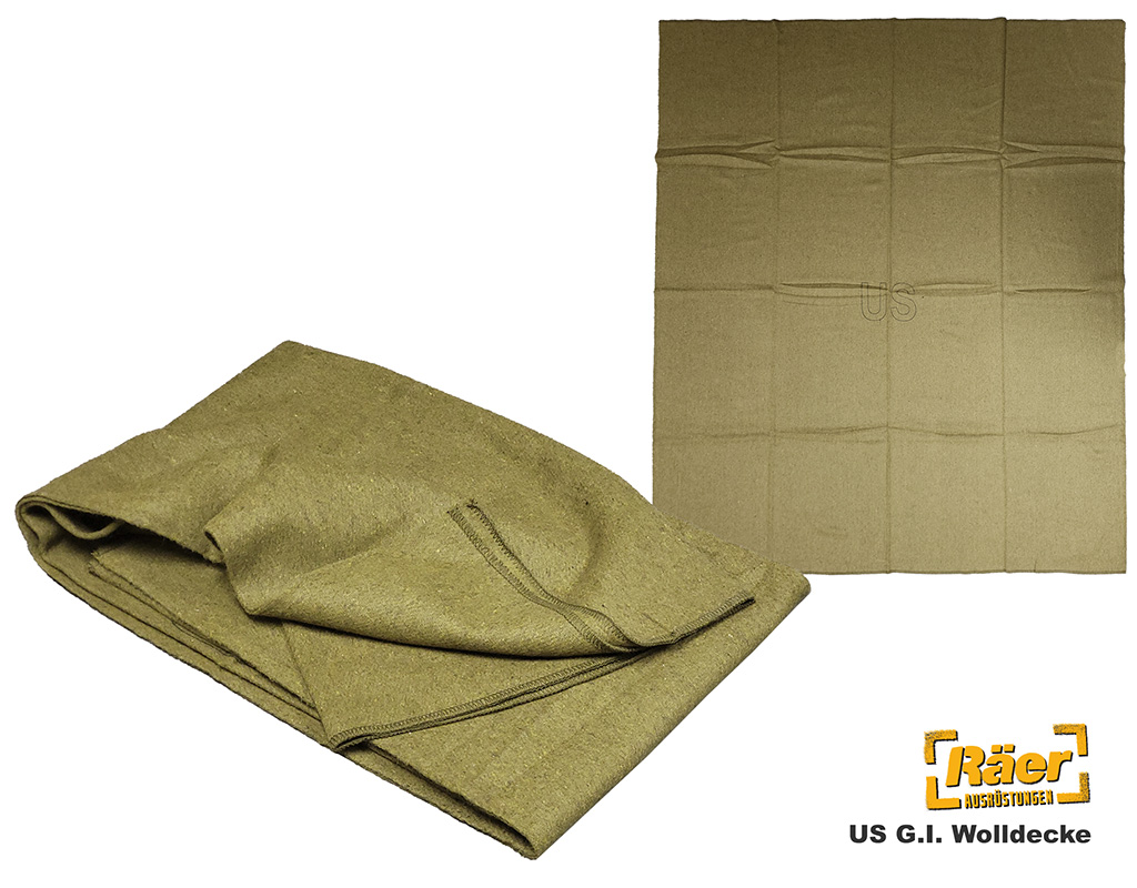 US Wolldecke G.I., hell-oliv, 70 % W    A