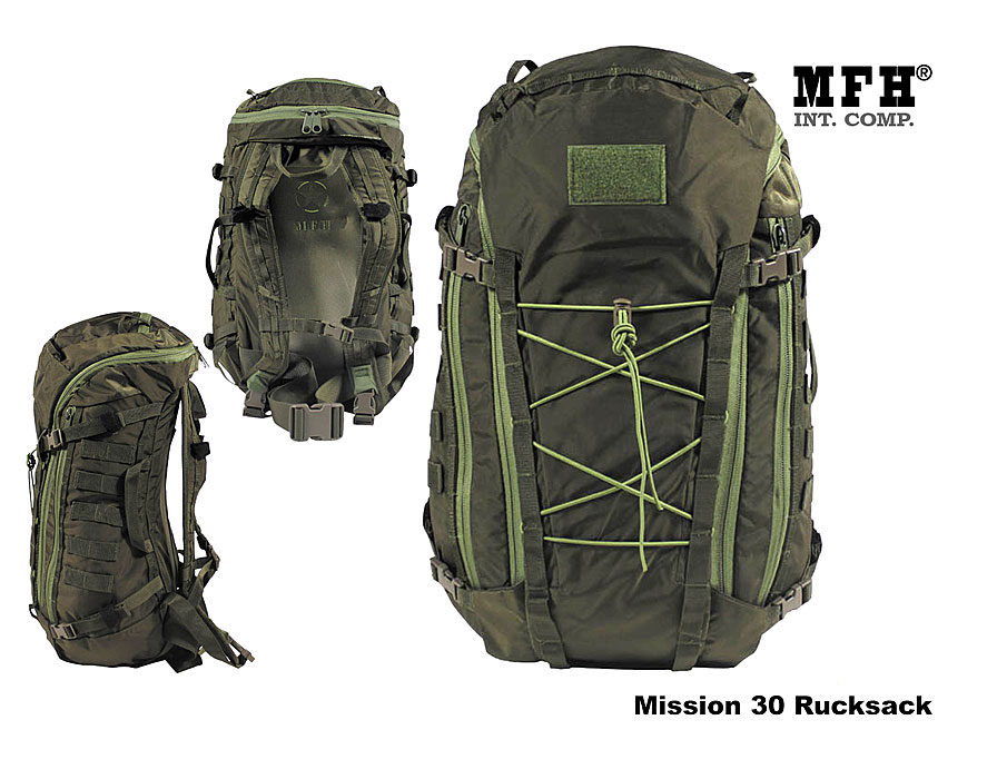 MFH Rucksack Mission 30, Klettsystem    A