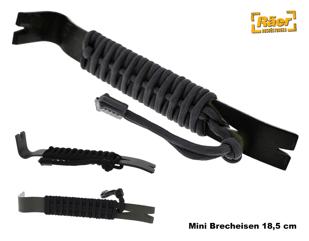 Mini Brecheisen SK5 m.Nagelzieher 7,5´´; schw.   A