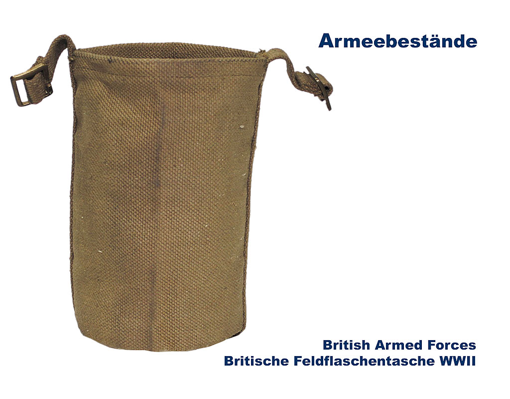 Britische Feldflaschentasche WWII, Canvas    B