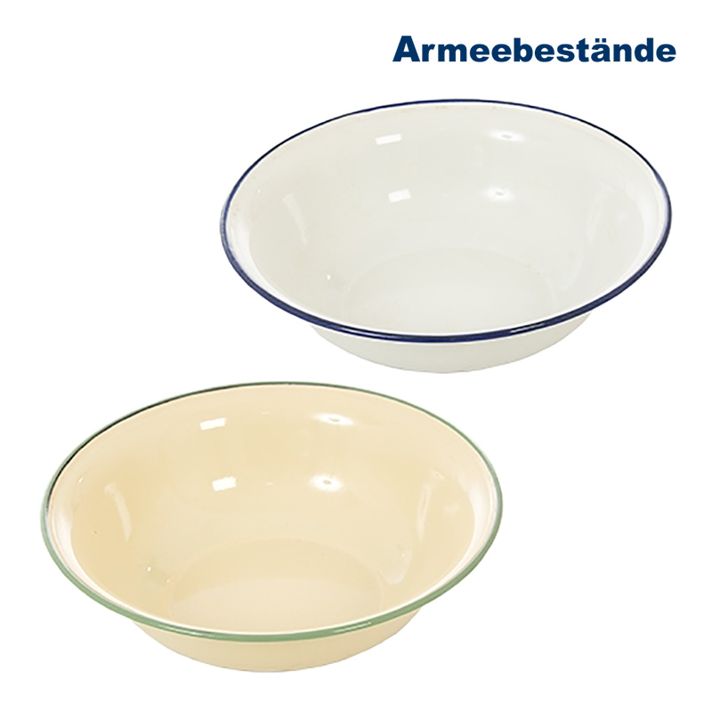 Schwedische Emaille Schüssel 28 cm    A/B