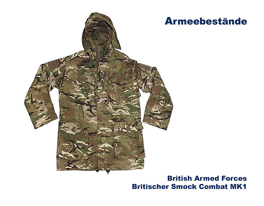 Britische Feldjacke Smock Combat MK1, MTP... A/B