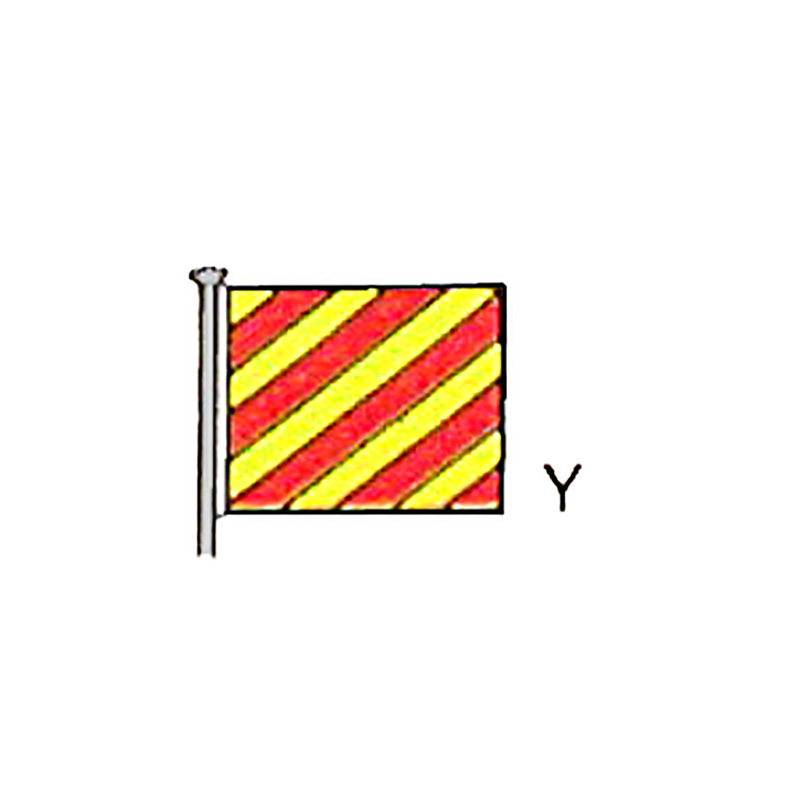 NVA Buchstaben-Signalflagge    B: